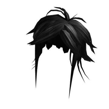 black manga hero hair